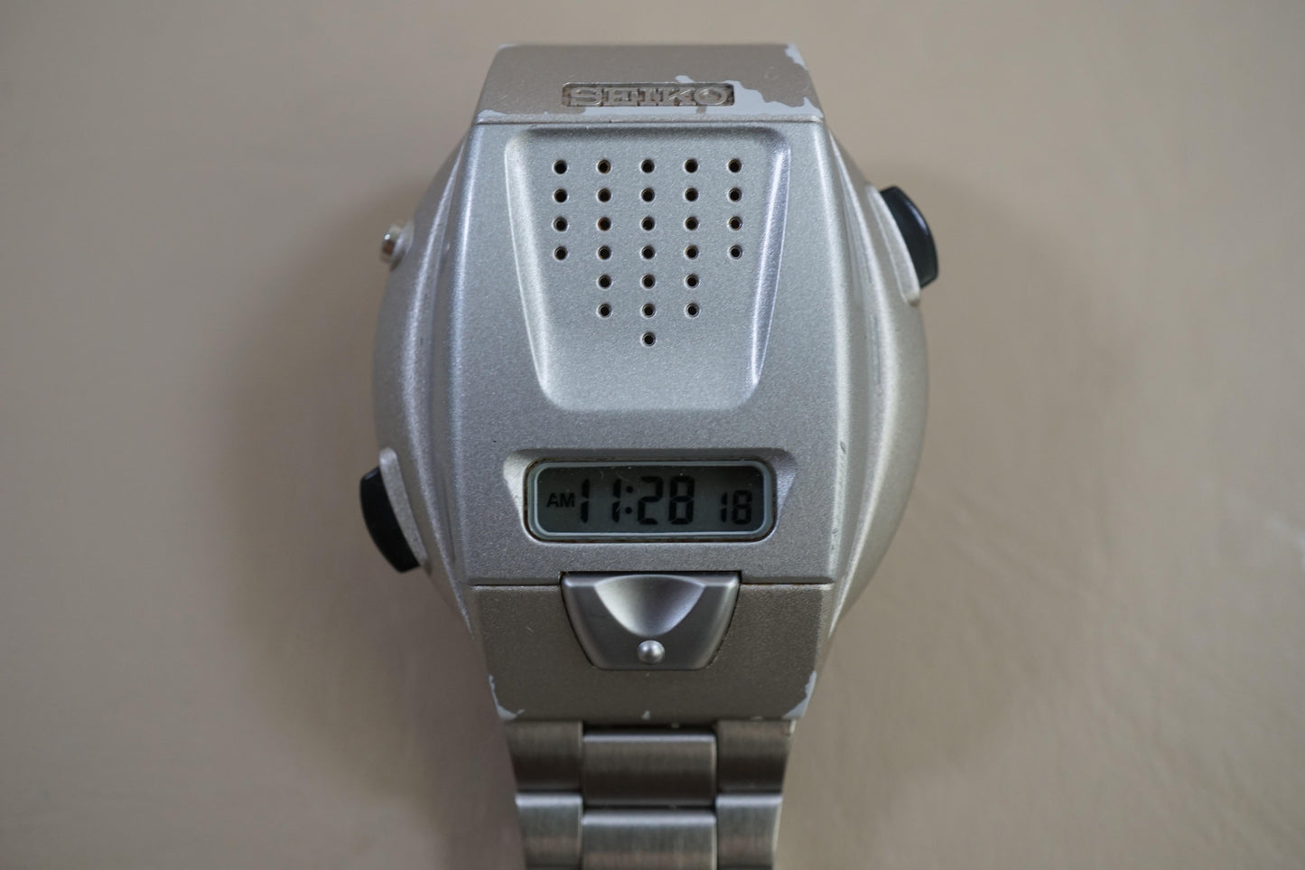 Seiko SBJS001 A860 Voice 'Talking Watch' Digital Quartz