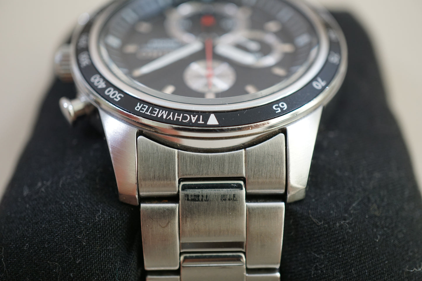 Seiko SNDD85 7T92 1/20 Chronograph Alarm Black Dial Quartz